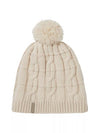 An image of the Sealskinz Hemsby Waterproof Cold Weather Cable Knit Bobble Hat