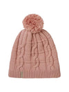 An image of the Sealskinz Hemsby Waterproof Cold Weather Cable Knit Bobble Hat