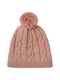 An image of the Sealskinz Hemsby Waterproof Cold Weather Cable Knit Bobble Hat