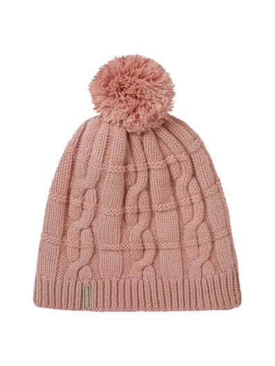 Hemsby Waterproof Cold Weather Cable Knit Bobble Hat