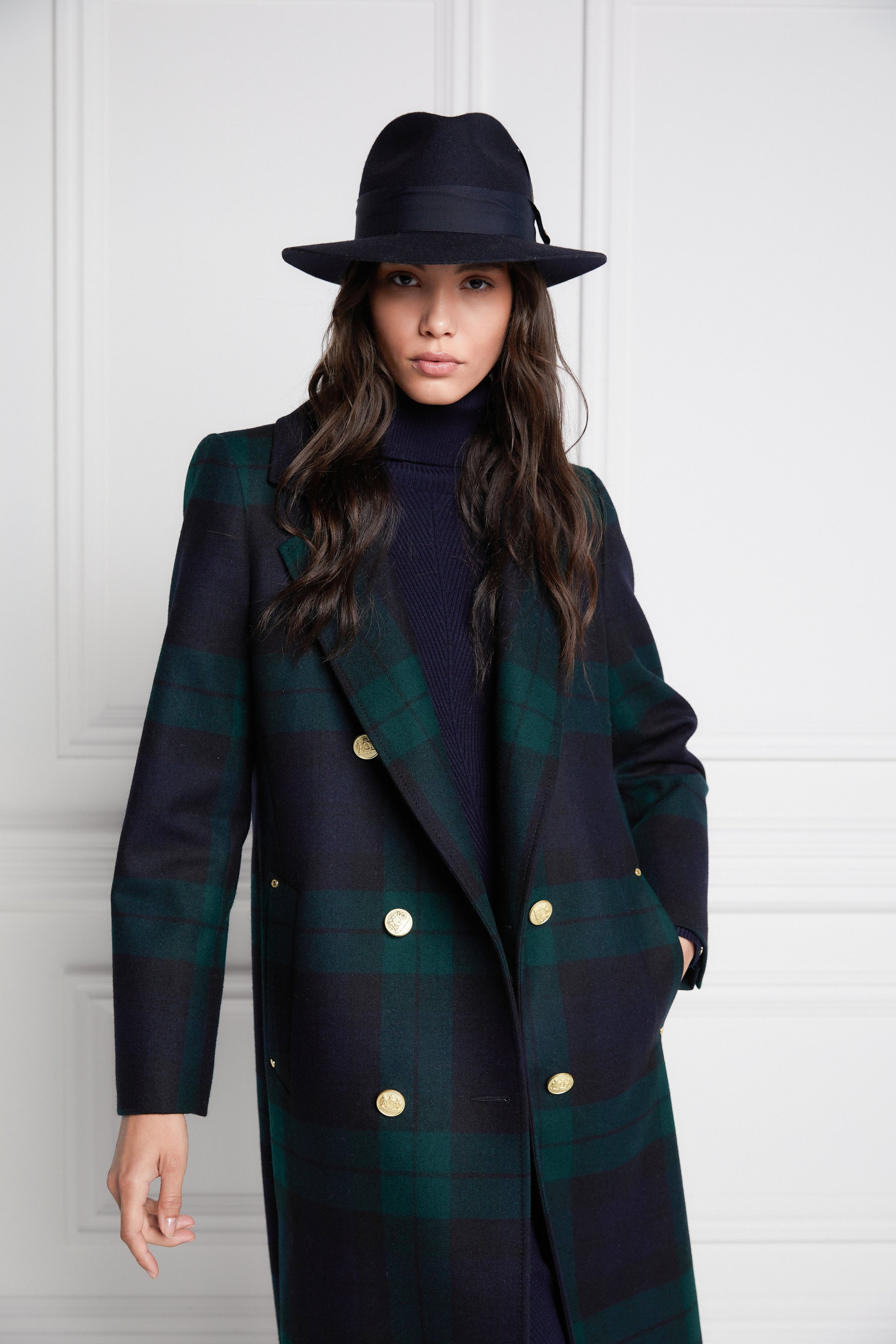 An image of the Holland Cooper Double Breasted Coat