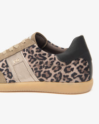 An image of the Nero Giardini Arold Suede & Leather Leopard Print Sneakers