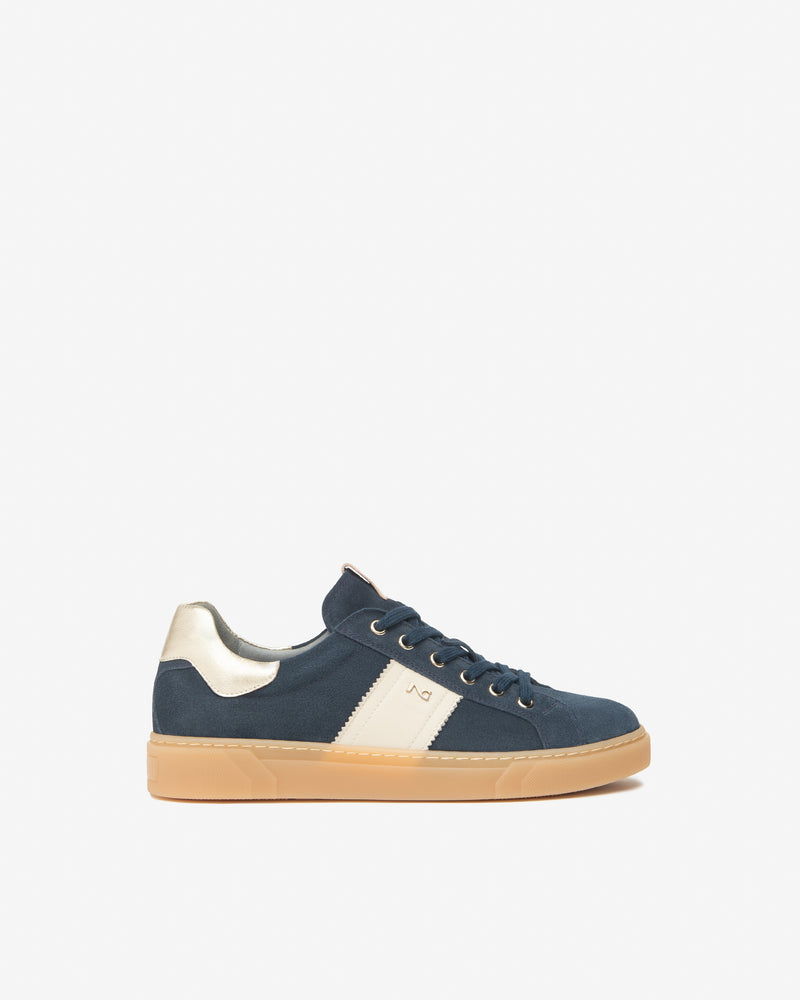 An image of the Nero Giardini Velour Suede & Leather Sneakers