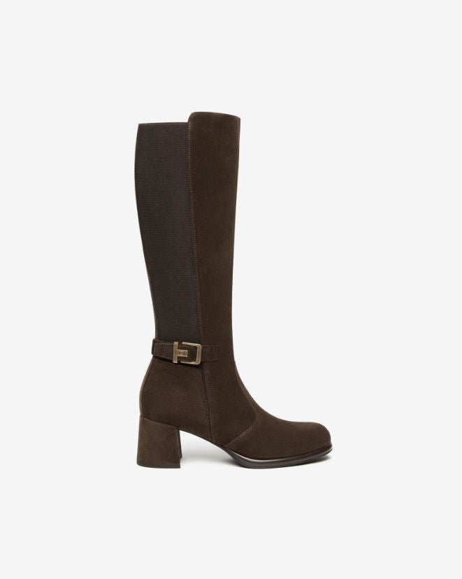 An image of the Nero Giardini Arold Suede & Fabric Long Boots