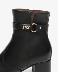 An image of the Nero Giardini Guanto Leather Ankle Boots