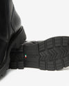 An image of the Nero Giardini Guanto Leather & Fabric Ankle Boots