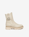 An image of the Nero Giardini Chianti Leather & Fabric Ankle Boots