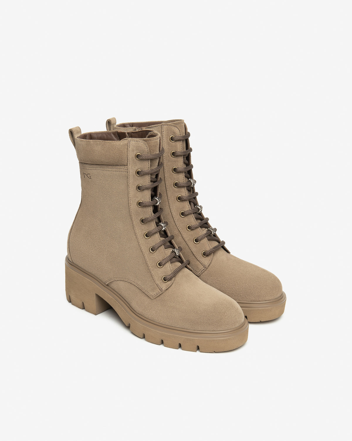 An image of the Nero Giardini Arold Suede Combat Boots