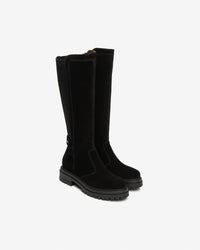 An image of the Nero Giardini Arold Suede & Fabric Long Boots