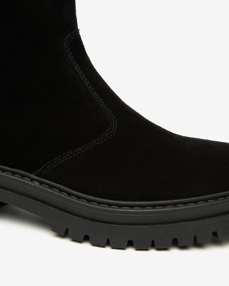 An image of the Nero Giardini Arold Suede & Fabric Long Boots