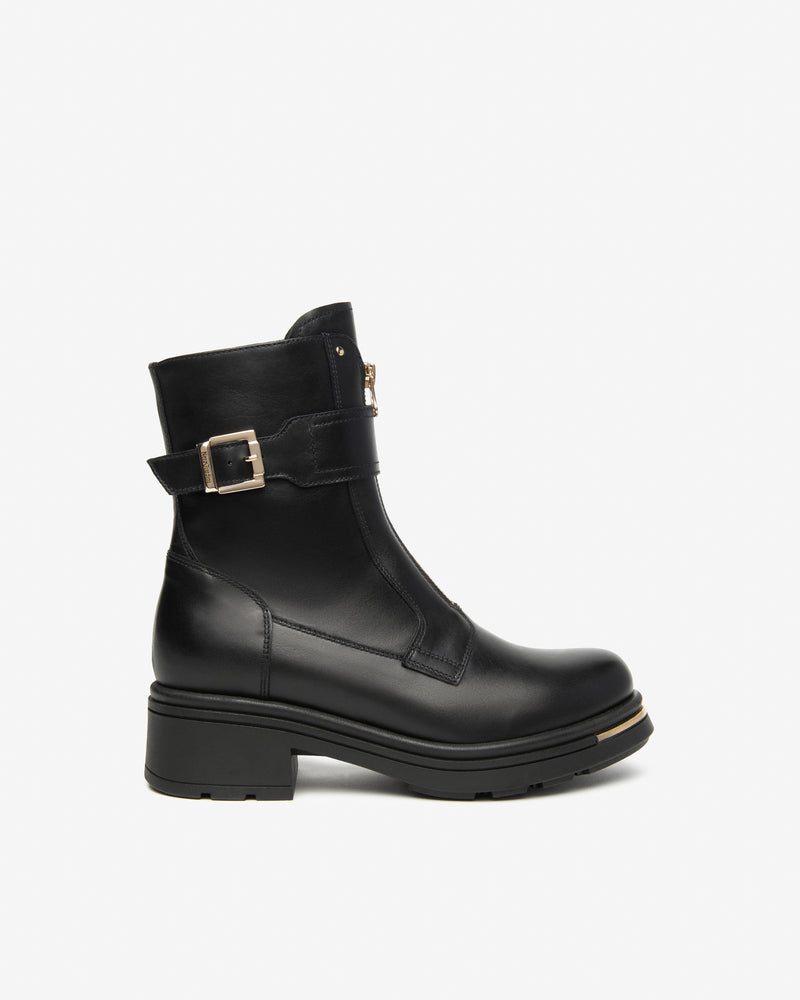 An image of the Nero Giardini Guanto Leather Ankle Boots