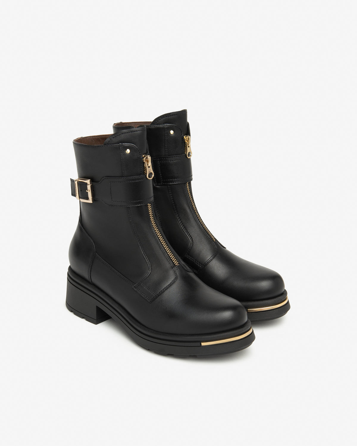 An image of the Nero Giardini Guanto Leather Ankle Boots