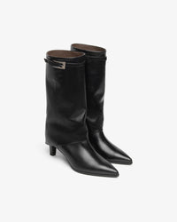 Calvina Low Heel Long Boot