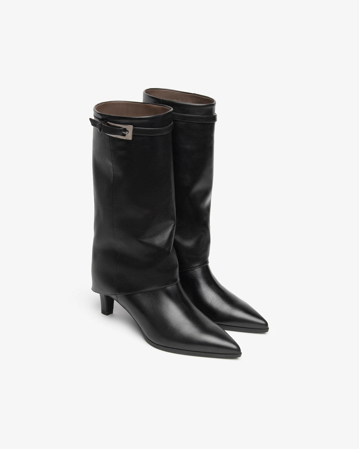 Calvina Low Heel Long Boot