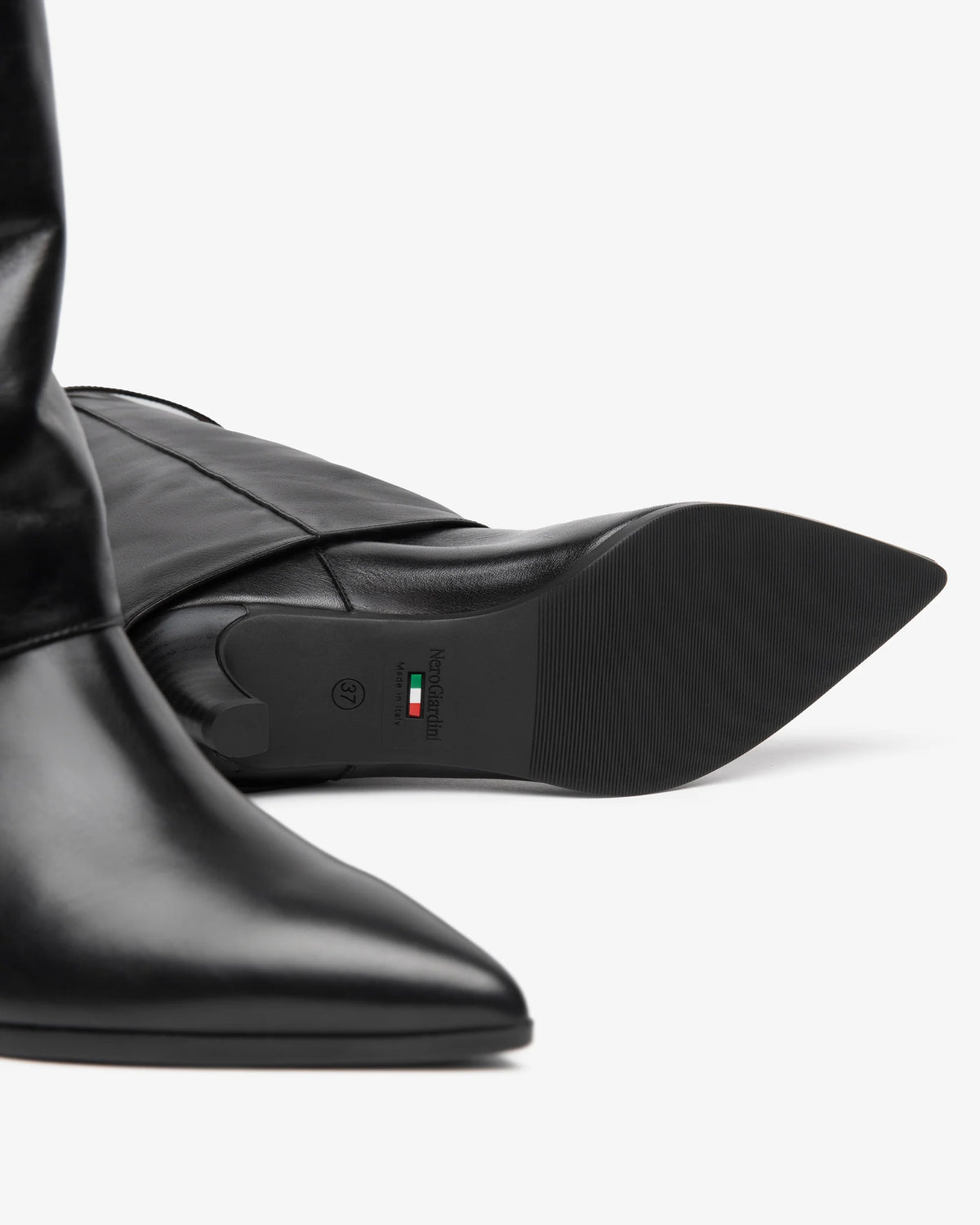 Calvina Low Heel Long Boot