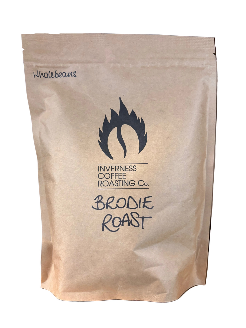 An image of the Inverness Coffee Roasting Brodie Roast Whole Bean