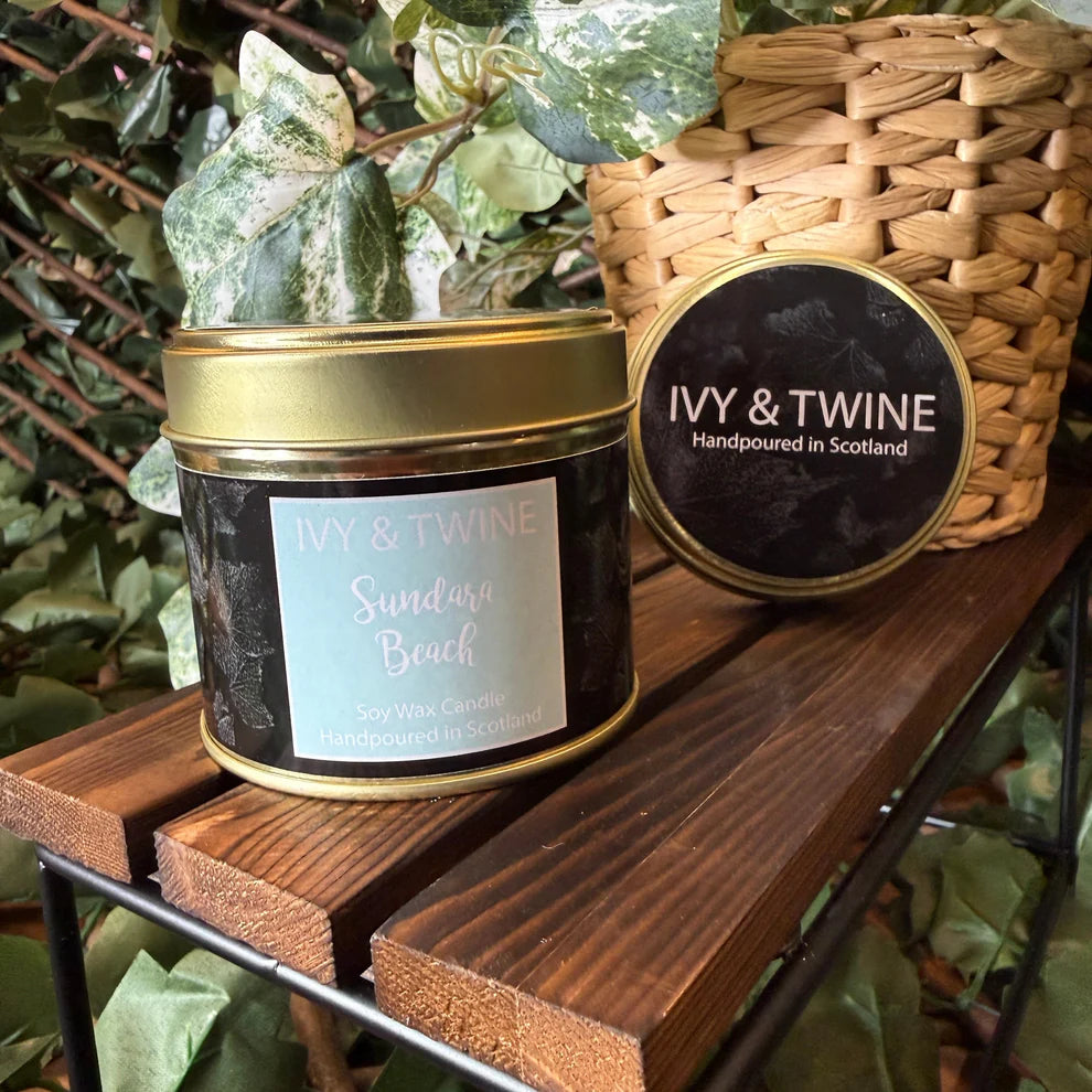 An image of the Ivy & Twine Candle Tin 250g