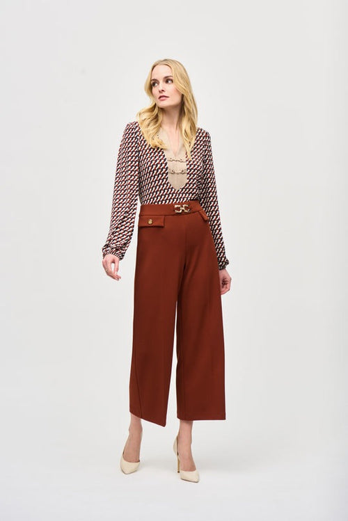 An image of the Joseph Ribkoff Wide Leg Trousers