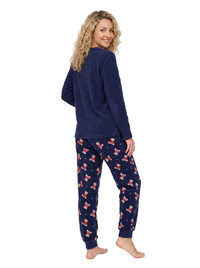 Teddy Applique Fleece Pyjama