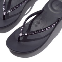 An image of the Fitflop Iqushion Multi-Crystal Ergonomic Flip-Flops