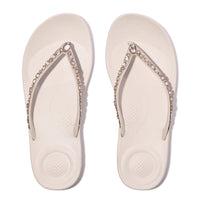 An image of the Fitflop Iqushion Multi-Crystal Ergonomic Flip-Flops