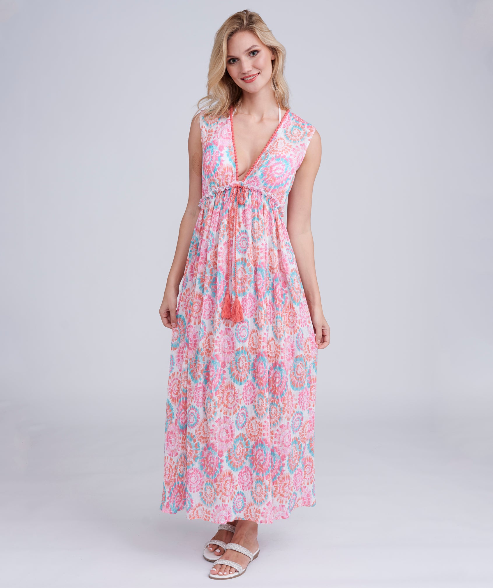 An image of the Pia Rossini Illusion Maxi Dress