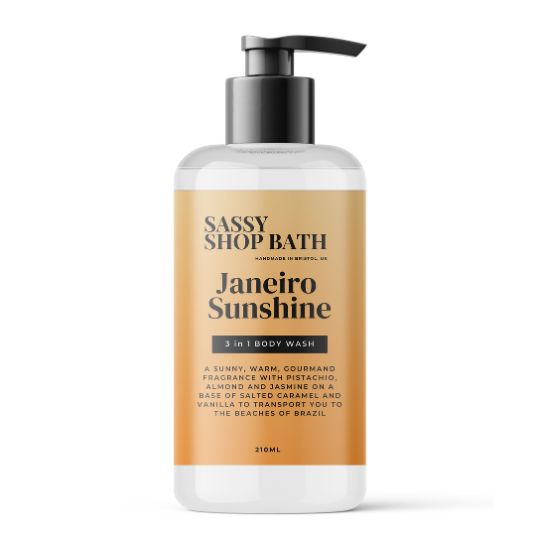 An image of the Sassy Scents Body Wash 3in1 210ml