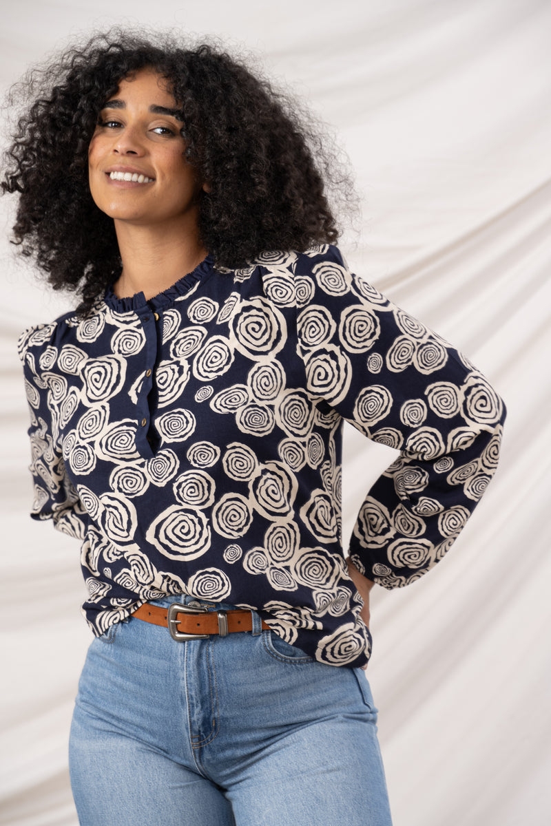 An image of the Lighthouse Ladies Juliette Blouse