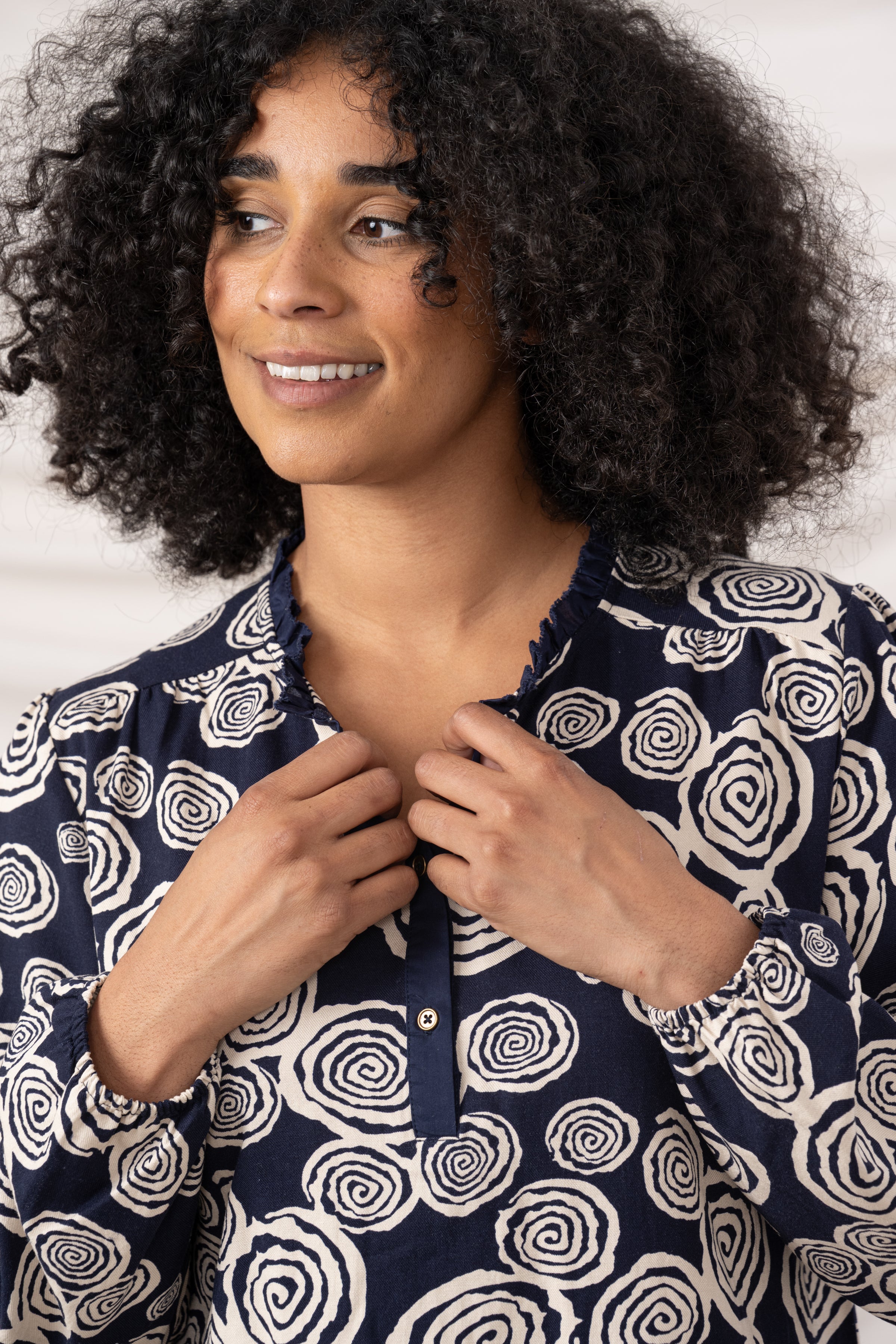 An image of the Lighthouse Ladies Juliette Blouse