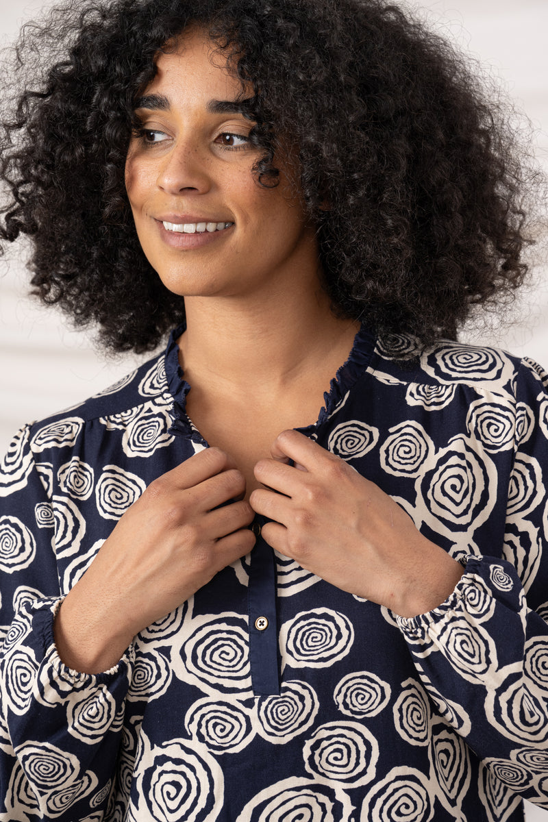 An image of the Lighthouse Ladies Juliette Blouse