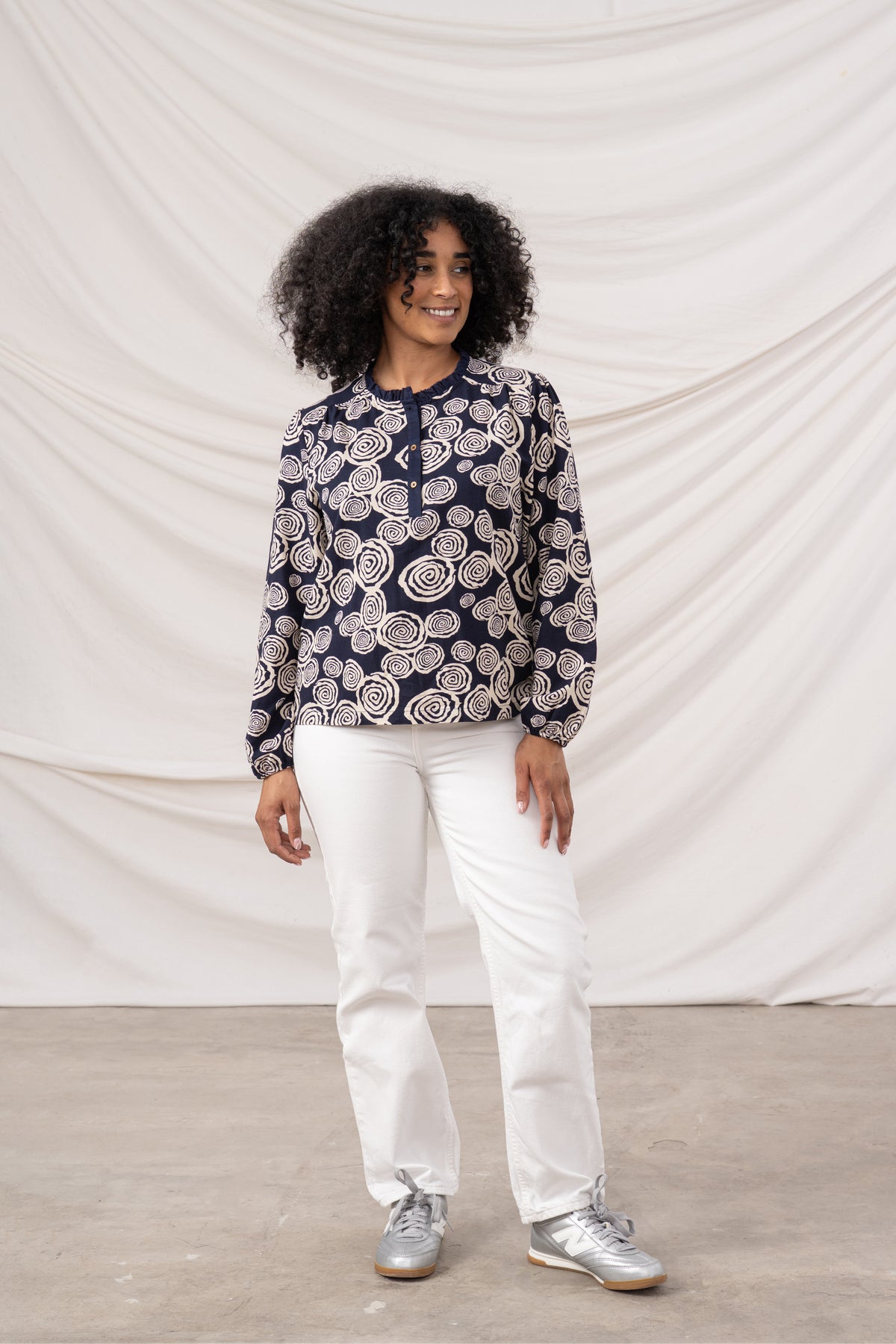 An image of the Lighthouse Ladies Juliette Blouse