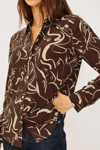 An image of the Rails Kate Long Sleeve Button Down Top