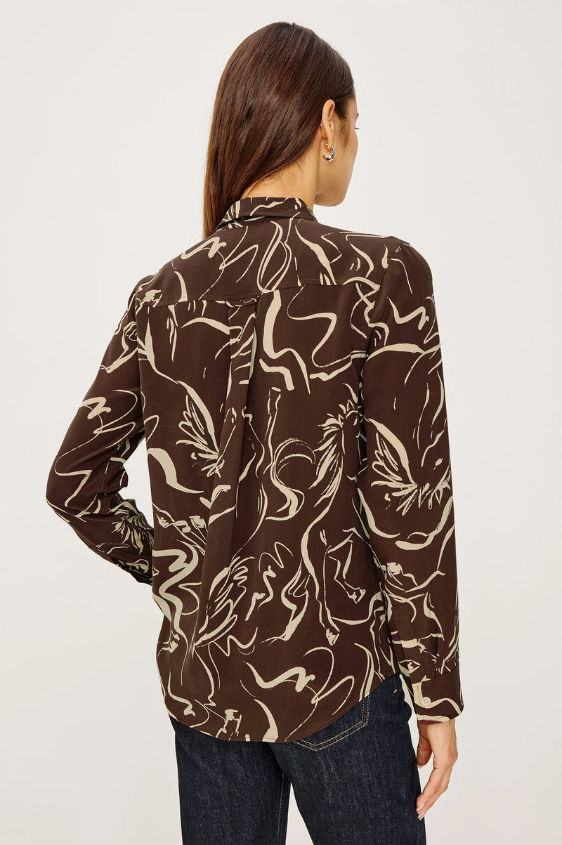 An image of the Rails Kate Long Sleeve Button Down Top