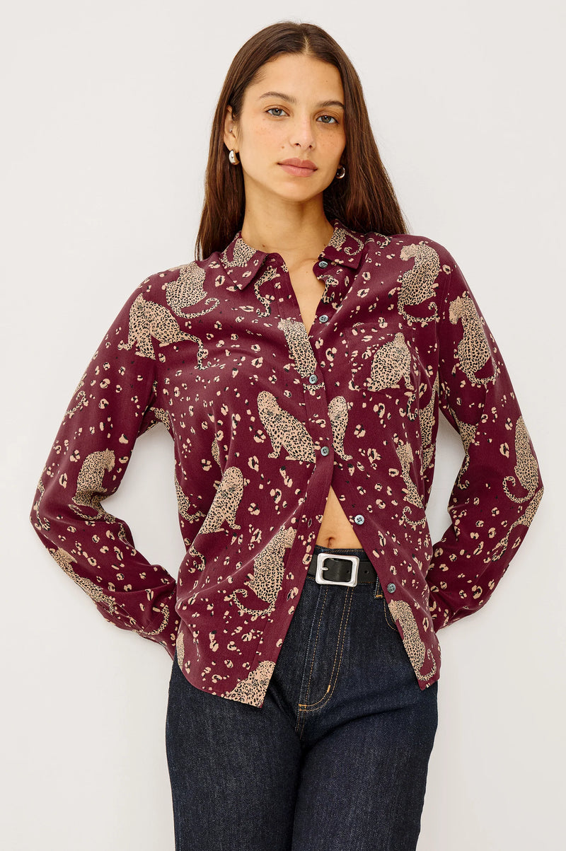 An image of the Rails Kate Long Sleeve Button Down Top