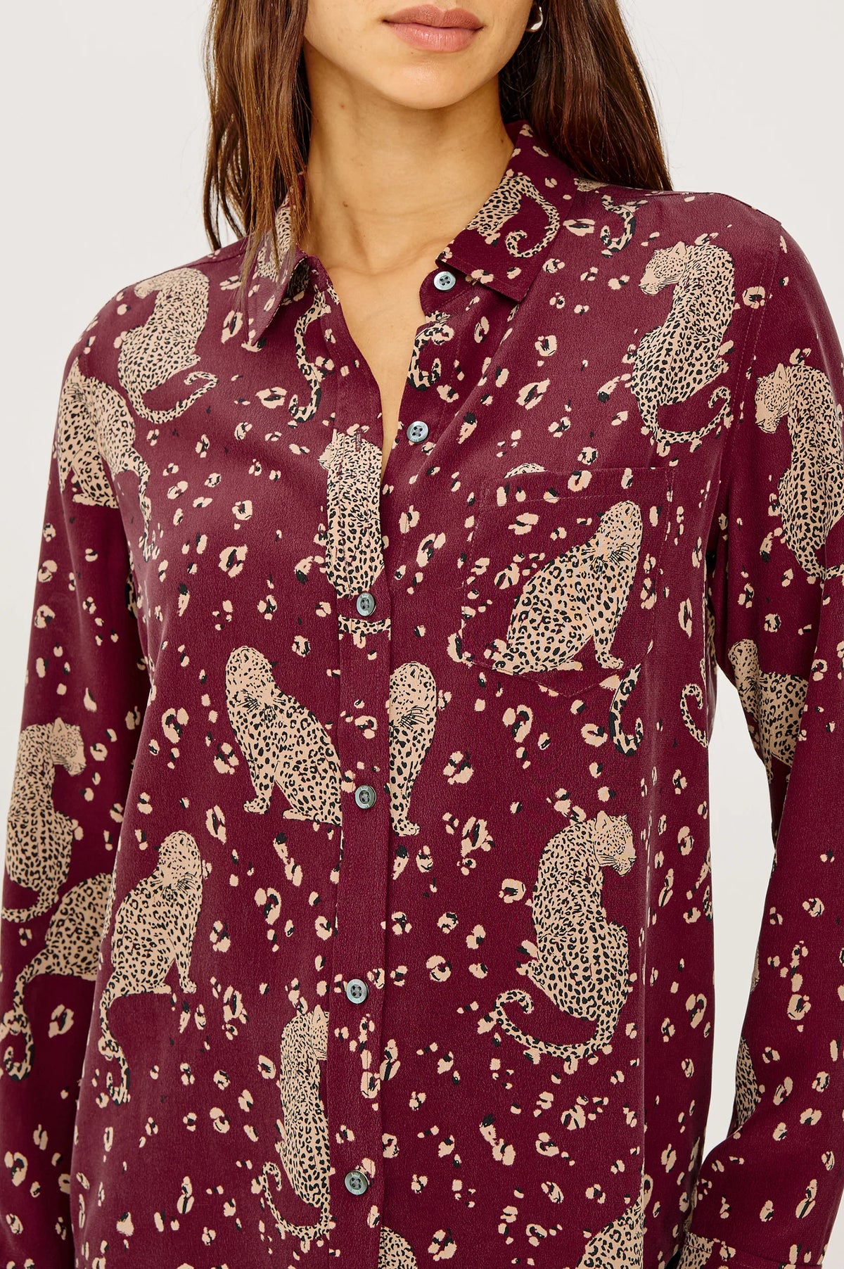 An image of the Rails Kate Long Sleeve Button Down Top