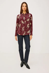 An image of the Rails Kate Long Sleeve Button Down Top