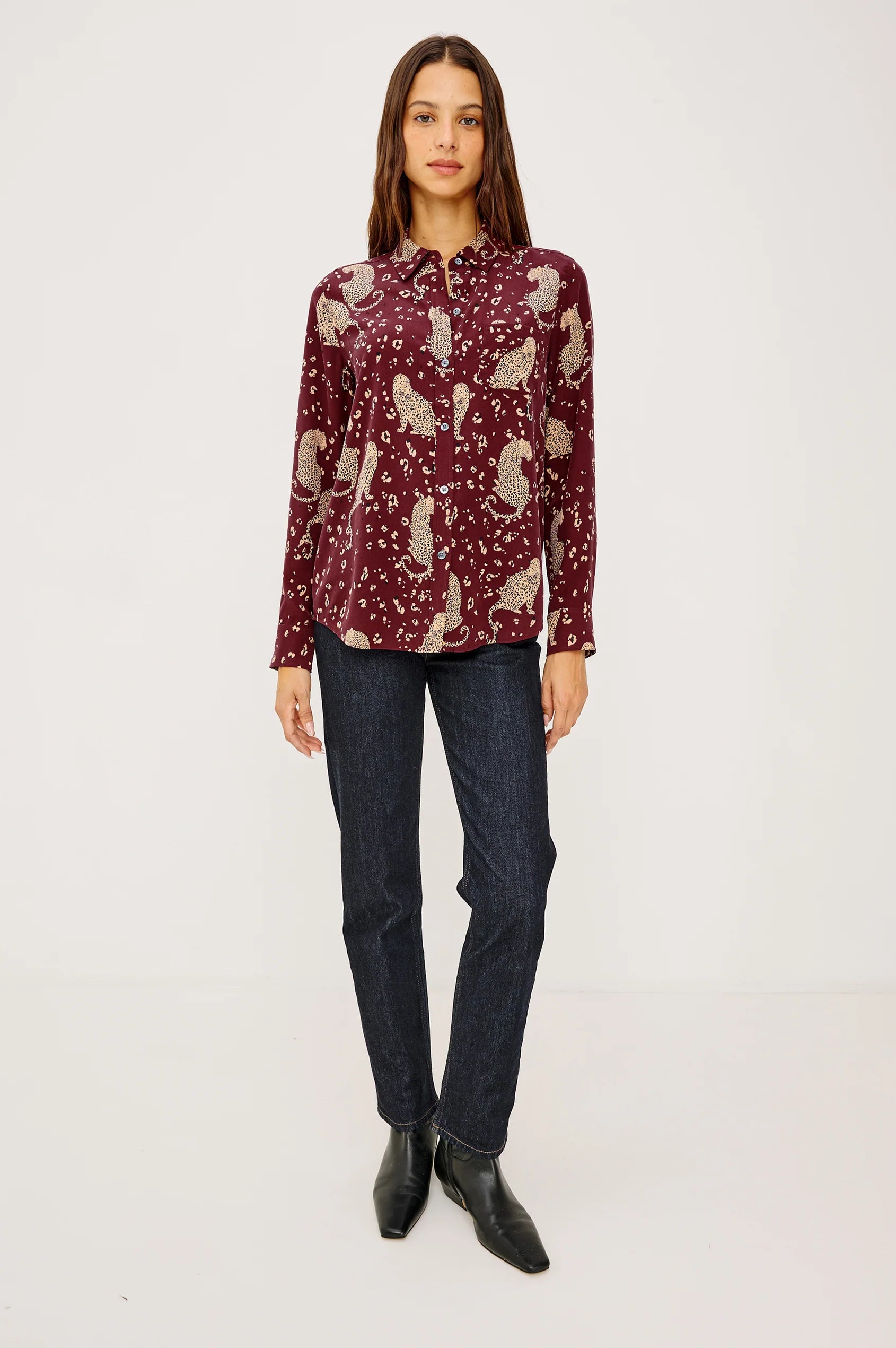 An image of the Rails Kate Long Sleeve Button Down Top