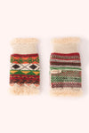 An image of the Powder Kayla Fair Isle Wrist Warmers
