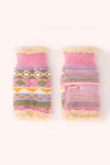 An image of the Powder Kayla Fair Isle Wrist Warmers