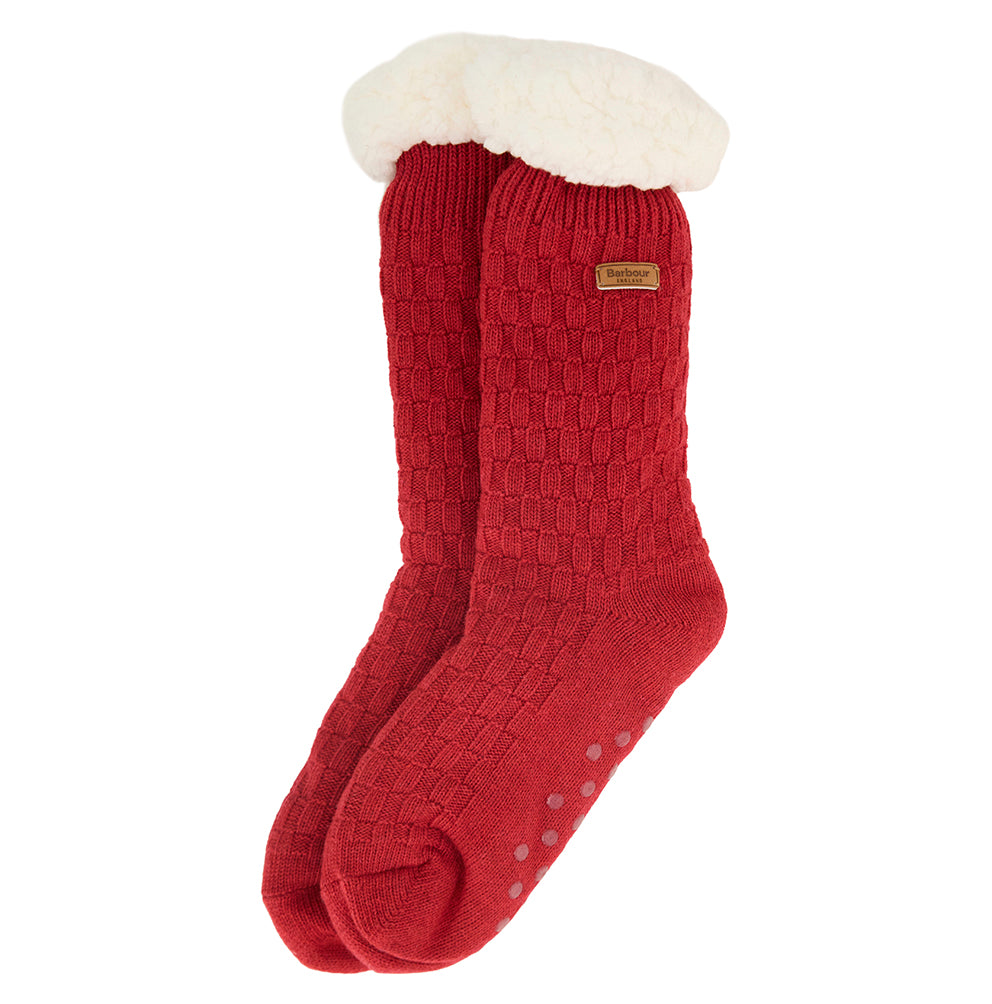 Cable Knit Lounge Socks