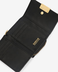 An image of the Barbour International Aurora Tri Fold Purse