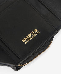 An image of the Barbour International Aurora Tri Fold Purse