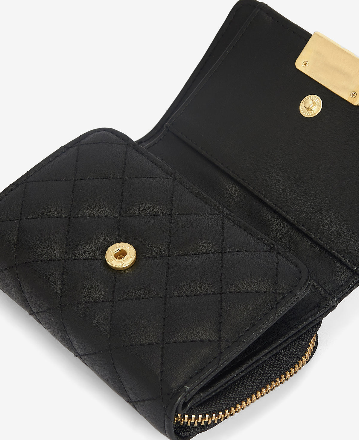 An image of the Barbour International Aurora Tri Fold Purse