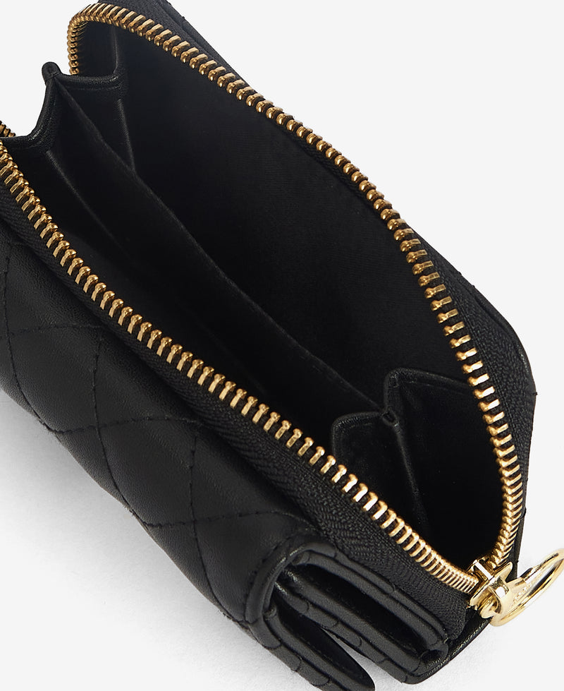 An image of the Barbour International Aurora Tri Fold Purse
