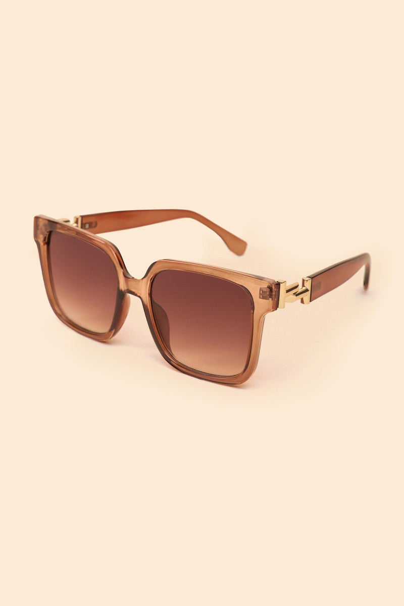 An image of the Powder Lainey Luxe Sunglasses - Rose