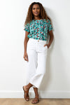 An image of the Lily & Me Isla Crop Trouser Twill