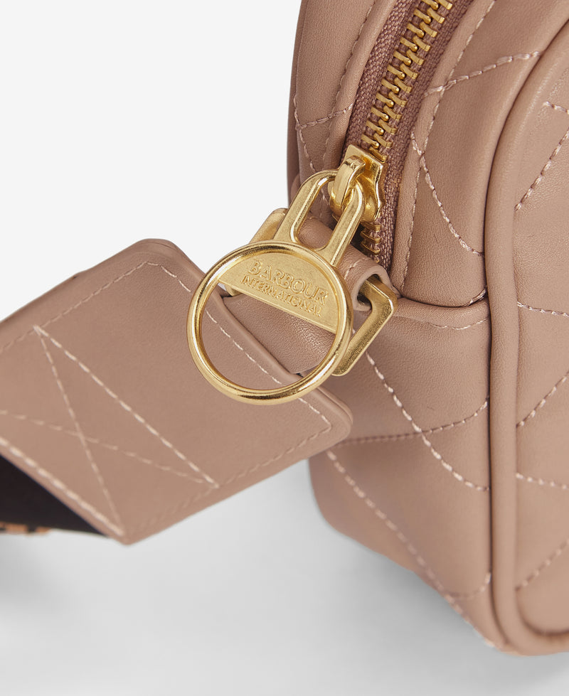 An image of the Barbour International Quilted Sloane Bag