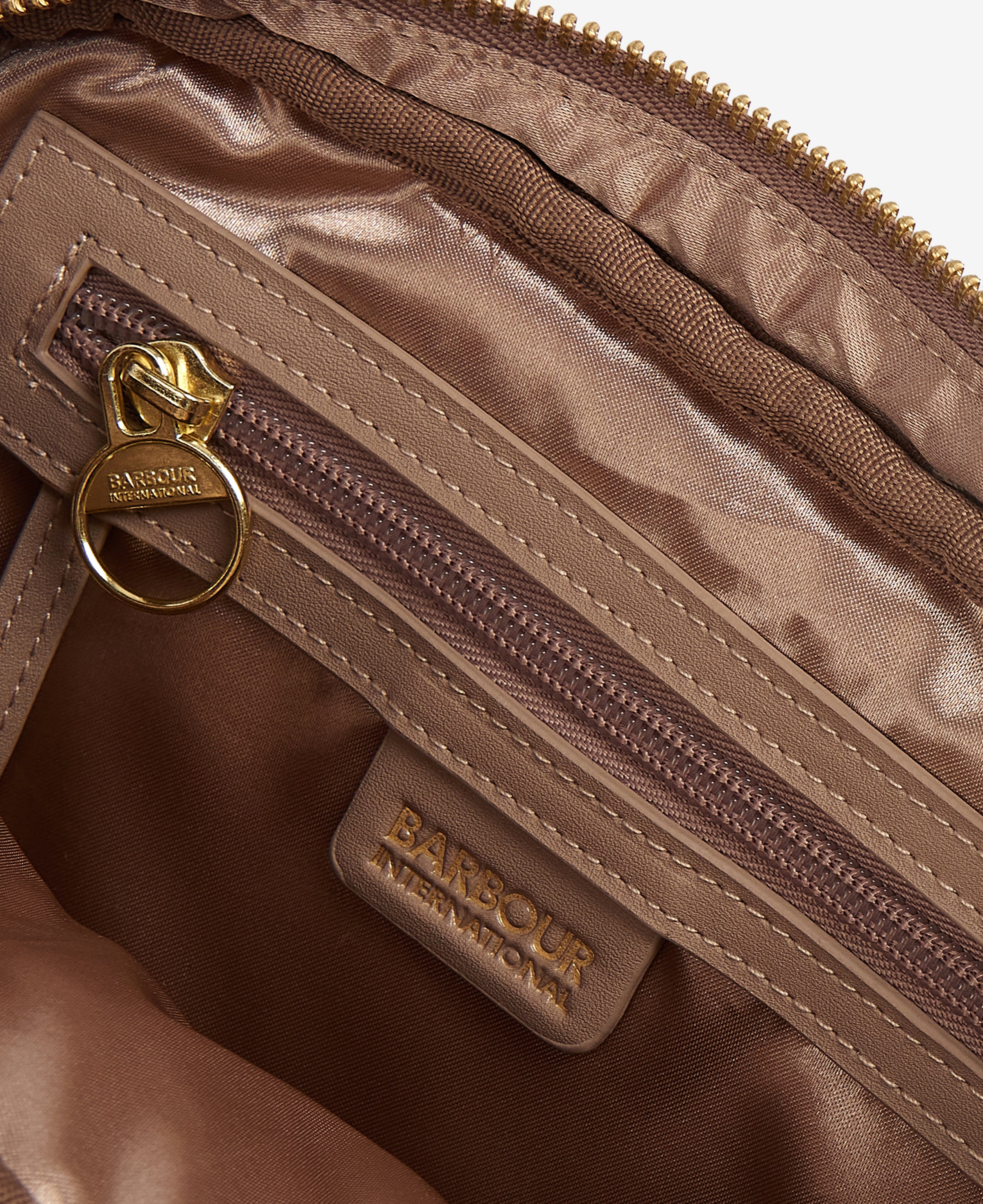 An image of the Barbour International Quilted Sloane Bag