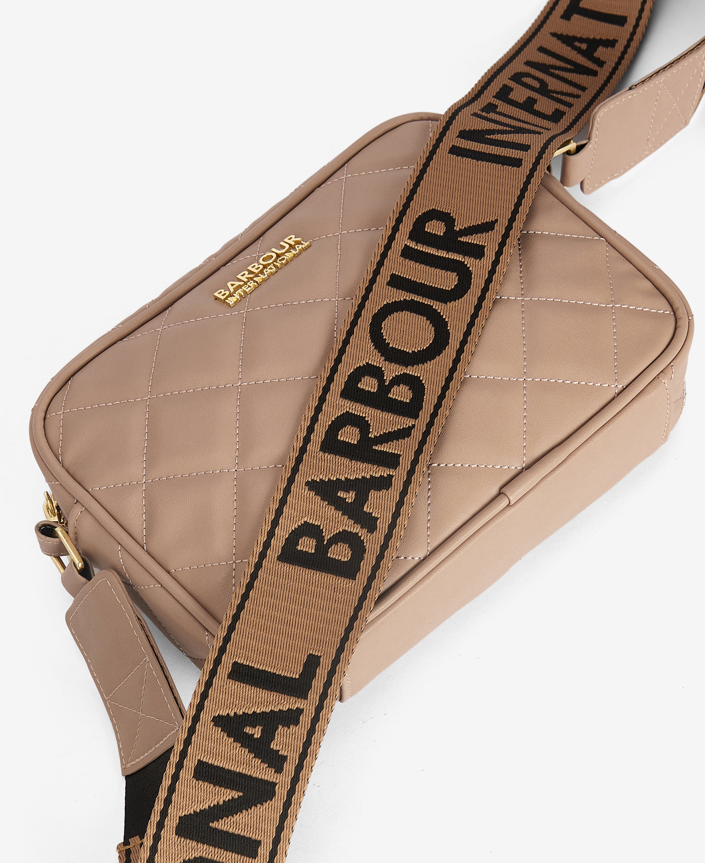 An image of the Barbour International Quilted Sloane Bag