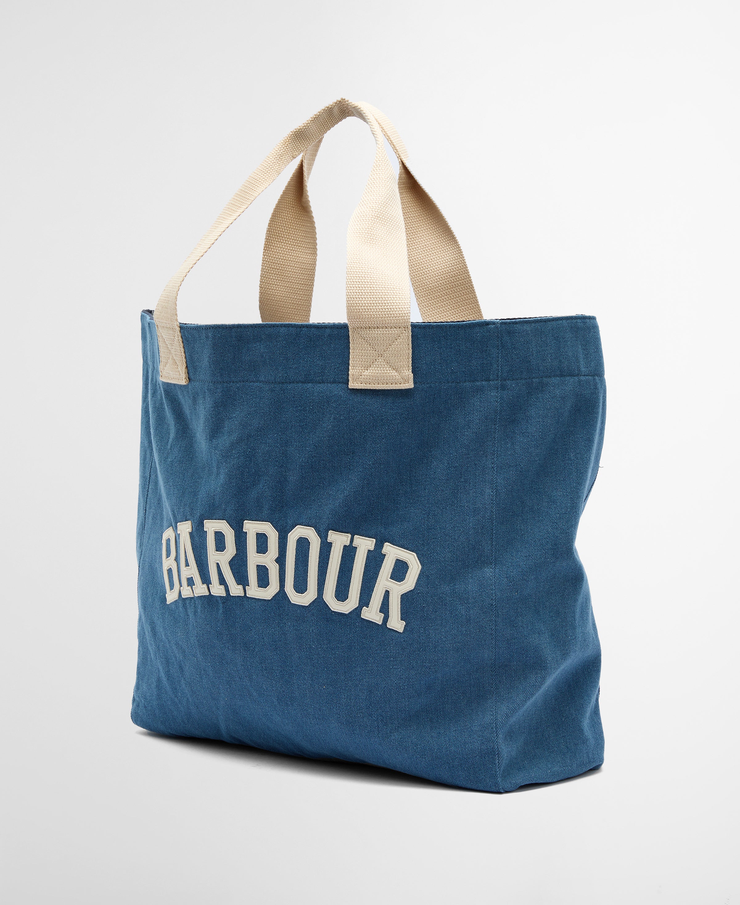 An image of the Barbour Emily Denim Tote Bag